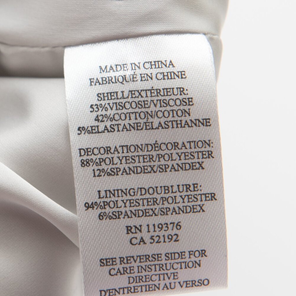 Helmut Lang Compress Dress Twill Mini Cutout Back Sleeveless Prism Grey 6 New - Picture 4 of 6